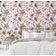 Papel de Parede Autocolante Removível Conchas e Estrelas-do-Mar Aquarela Marrom para Banheiro, Lavanderia, Closet - S4Sassy 63,5 cm (L) × 914,4 cm (C) / Marrom - Vinil Texturizado