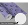 Papel de Parede Vinílico Autoadesivo Liso Estampa Paisley Estilo Asiático Revestimento Decorativo Instalação Fácil Quarto e Sala - S4Sassy 63,5 cm (L) × 304,8 cm (C) / Roxo - Vinil Liso