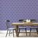 Papel de Parede Vinílico Autoadesivo Liso Estampa Paisley Estilo Asiático Revestimento Decorativo Instalação Fácil Quarto e Sala - S4Sassy 63,5 cm (L) × 304,8 cm (C) / Roxo - Vinil Liso