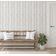 Adesivo de Parede em Vinil Removível, Estampa Geométrica Pincelada, Mural Moderno Cinza para Quarto Banheiro Lavanderia Closet - S4Sassy 63,5 cm (L) × 304,8 cm (C) / Cinza - Vinil Liso