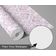 Papel de Parede Arco Floral Rosa, Vinil Autoadesivo, Envelopamento Fácil Faça-Você-Mesmo para Quarto Rústico, Sala e Armários - S4Sassy 63,5 cm (L) × 914,4 cm (C) / Rosa - Vinil Liso