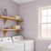 Papel de Parede Listras Ópticas Modernas Rosa, Vinil Autoadesivo Decorativo, Aplicação Fácil para Quarto, Armários e Salas - S4Sassy 63,5 cm (L) × 152,4 cm (C) / Rosa - Vinil Liso