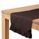 Caminho de Mesa com Babado Marrom para Decoração de Casa e Cozinha - Vargottam 35,56 Cm (L) × 228,6 Cm (C) / Marrom