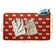 Tapete Magnético Dobrável com Almofada de Fibra e Apoio de Silicone - Portátil Lavável para Mesa/Lavadora/Secadora - Animal - Vargottam 71,12 Cm × 121,92 Cm / Vermelho