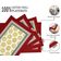 Conjunto de 4 Sousplats para Mesa de Jantar, Estampados e Reversíveis, Guardanapos de Algodão para Uso Interno em Casa e Cozinha - Vargottam 45,7 Cm × 30,5 Cm – Conjunto Com 4 / Multicolorido
