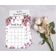 Cartões Quadrados em Branco para Chá de Noiva/Despedida de Solteira Pacote com 50 Jogo para Preencher Ideias de Presente Floral - Inkdotpot 12,7 Cm × 17,78 Cm / Branco - Bingo da Noiva