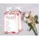 50 Cartões Florais para Chá de Noiva e Despedida de Solteira, em Lote, Quadrados em Branco, Preenchíveis, Ideias de Presente - Inkdotpot 12,7 Cm × 17,78 Cm / Branco - Esmalte ou Filme