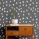 Papel de Parede Pássaros e Flores Cinza, Vinil Autoadesivo, Revestimento Decorativo, Aplicação DIY Fácil para Quarto e Sala - S4Sassy 63,5 cm (L) × 304,8 cm (C) / Cinza - Vinil Liso