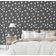 Papel de Parede Pássaros e Flores Cinza, Vinil Autoadesivo, Revestimento Decorativo, Aplicação DIY Fácil para Quarto e Sala - S4Sassy 63,5 cm (L) × 304,8 cm (C) / Cinza - Vinil Texturizado