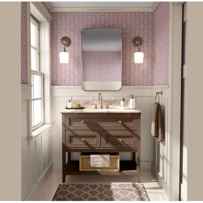Papel de Parede Borboletas Rosa Autoadesivo, Revestimento de Parede, Decoração DIY Fácil para Quarto Infantil e Sala de Brincar - S4Sassy 63,5 cm (L) × 609,6 cm (C) / Rosa - Vinil Liso