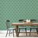 Papel de Parede Vinílico Liso Autoadesivo Estampa Paisley em Bloco, Estilo Asiático, Aplicação Fácil Para Quarto e Sala - Verde - S4Sassy 63,5 cm (L) × 304,8 cm (C) / Verde - Vinil Liso