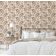 Papel de Parede Vinílico Autoadesivo Removível, Estampa Esboço de Peônia Chic Bege para Banheiro e Lavanderia - S4Sassy 63,5 cm (L) × 304,8 cm (C) / Bege - Vinil Texturizado