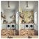 Papel de Parede Autoadesivo para Quarto Infantil Subaquático com Cavalo-Marinho e Conchas Vinil Impermeável Laranja Removível - S4Sassy 63,5 cm (L) × 914,4 cm (C) / Laranja - Vinil Texturizado