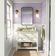 Papel de Parede Floral Listrado Dabu - Estilo Asiático Autoadesivo, Decorativo, DIY Fácil para Quarto e Sala - Roxo - S4Sassy 63,5 cm (L) × 609,6 cm (C) / Roxo - Vinil Texturizado