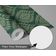 Papel de Parede Motivo de Folhas, Estilo Asiático, Vinílico Autoadesivo, Decorativo Fácil DIY para Quarto, Sala e Ambientes, Verde - S4Sassy 63,5 cm (L) × 304,8 cm (C) / Verde - Vinil Liso