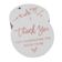 Etiquetas de Papel Pendentes para Lembrancinhas de Chá de Noiva com Foil 'Obrigada por Celebrar a Futura Noiva' - Inkdotpot 100 Etiquetas Metalizadas / Branco - Ouro Rosé