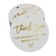 Etiquetas de Papel Pendentes para Lembrancinhas de Chá de Noiva com Foil 'Obrigada por Celebrar a Futura Noiva' - Inkdotpot 100 Etiquetas Metalizadas / Branco - Ouro Rosé