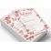 50 Cartões Florais para Jogo, Chá de Noiva, Despedida de Solteira, Quadrados em Branco para Preencher Ideias de Lembrança - Inkdotpot 12,7 Cm × 17,78 Cm / Branco - Cartão de Conselho