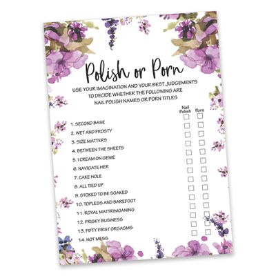 Cartões Quadrados em Branco para Chá de Noiva/Despedida de Solteira Pacote com 50 Jogo para Preencher Ideias de Presente Floral - Inkdotpot 12,7 Cm × 17,78 Cm / Branco - Esmalte ou Filme