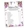 Cartões Quadrados em Branco para Chá de Noiva/Despedida de Solteira Pacote com 50 Jogo para Preencher Ideias de Presente Floral - Inkdotpot 12,7 Cm × 17,78 Cm / Branco - Esmalte ou Filme