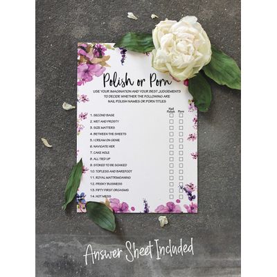 Cartões Quadrados em Branco para Chá de Noiva/Despedida de Solteira Pacote com 50 Jogo para Preencher Ideias de Presente Floral - Inkdotpot 12,7 Cm × 17,78 Cm / Branco - Esmalte ou Filme
