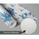 Papel de Parede Vinílico Autoadesivo Removível, Palmeira Tropical e Veleiro, Azul, Mural Para Banheiro, Lavanderia e Closet - S4Sassy 63,5 cm (L) × 609,6 cm (C) / Azul - Vinil Texturizado