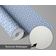 Papel de Parede Autoadesivo Vinílico Estampa Nó Geométrico Azul, Revestimento Decorativo Fácil para Quarto e Sala - S4Sassy 63,5 cm (L) × 609,6 cm (C) / Azul - Vinil Texturizado