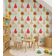 Papel de Parede Vermelho com Estampa de Frutas, Vinil Autoaderente, Revestimento DIY Fácil para Quarto Infantil e Sala de Brincar - S4Sassy 63,5 cm (L) × 914,4 cm (C) / Vermelho - Vinil Liso