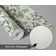 Papel de Parede Autoadesivo Removível, Estampa de Esboço Floral de Peônia Verde, Mural para Banheiro e Lavanderia - S4Sassy 63,5 cm (L) × 914,4 cm (C) / Verde - Vinil Texturizado