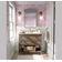 Papel de Parede Floral Estilo Asiático Vinil Autoadesivo Decorativo Aplicação Fácil para Quarto e Sala - Rosa - S4Sassy 63,5 cm (L) × 914,4 cm (C) / Rosa - Vinil Liso