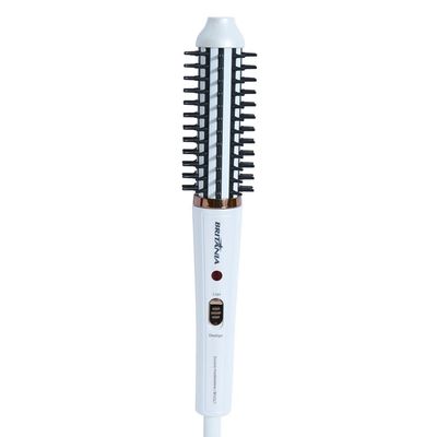 Escova Modeladora Britânia 2 em 1 Toumaline Ion BEC04 Branca Bivolt Bivolt