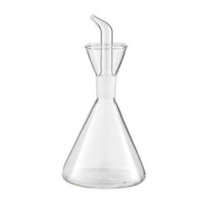 Galheteiro Bico Dosador 250ml Borea Oikos Vidro Transparente Porta Condimentos Azeite Vinagre