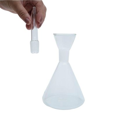 Galheteiro Bico Dosador 250ml Borea Oikos Vidro Transparente Porta Condimentos Azeite Vinagre