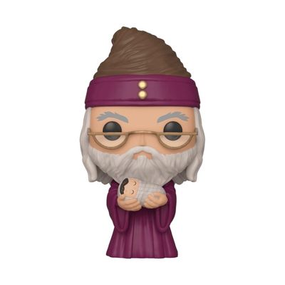 Boneco Funko Pop! Harry Potter - Dumbledore com Harry Bebê