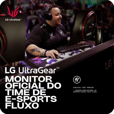 Monitor Gamer Curvo 34 Polegadas 34G600A-B UltraGear LG Preto / Bivolt