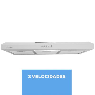 Depurador de Ar Suggar Slim 80cm DI81 Branco / 110v