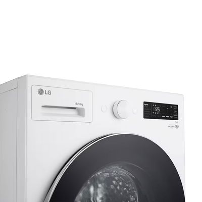 Lava e Seca Smart WD16WNTS6B 16kg 127V Branca com Inteligência Artificial AI DD LG Branco / 220V