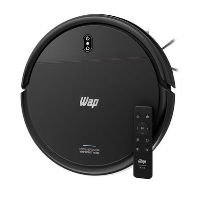 Robô Aspirador de Pó ROBOT W310 30W 3 em 1 Base Carregadora WAP Preto