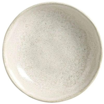 Prato Fundo Bio Vanilla 25cm Orgânico Cerâmica Porto Brasil 830ml Mesa Posta Caldos