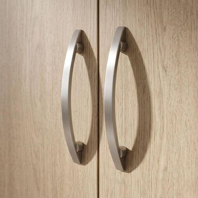 Kit 25 Puxadores Alça para Móveis Lenzo Steel Zamac Gavetas Portas Armários Bigfer