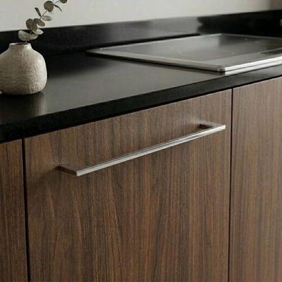 Kit 10 Puxadores Alça Linea 288 Zamac Cromado Bigfer Gavetas Portas Armários Cozinha