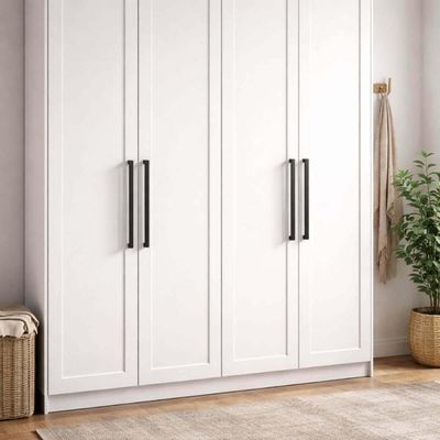 Kit 10 Puxadores Alça para Móveis Preto Industrial Linea 288 Bigfer Gavetas Portas Armários