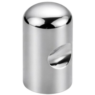 Kit 25 Puxadores Ponto para Móveis Pino R Cromo Zamac Bigfer Gavetas Portas Armário