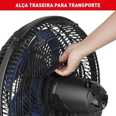 Ventilador X-TREME VE9M 2 em 1 Mesa ou Coluna 40cm 160W Silencioso Arno Preto / 220V