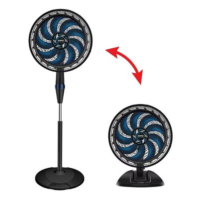 Ventilador X-TREME VE9M 2 em 1 Mesa ou Coluna 40cm 160W Silencioso Arno Preto / 220V