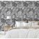 Papel de Parede Autocolante Estampa Rascunho de Selva, Vinílico Impermeável, Preto, Removível, para Inquilinos, Quarto e Sala - S4Sassy 63,5 cm (L) × 304,8 cm (C) / Preto - Vinil Texturizado