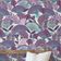 Papel de Parede Autoadesivo Folha de Palmeira Tropical Removível Roxo, Mural Instantâneo para Quarto, Banheiro, Lavanderia, Closet - S4Sassy 63,5 cm (L) × 152,4 cm (C) / Roxo - Vinil Liso