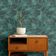 Papel de Parede Autoadesivo Decorativo Folhagem, Vinílico Impermeável, Verde, Removível e Adequado para Inquilinos - S4Sassy 63,5 cm (L) × 609,6 cm (C) / Verde - Vinil Texturizado