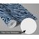 Papel de Parede Removível Estampa Listrada Animal Estilo Selva, Vinil Autoadesivo, Fácil DIY para Quarto e Sala - Azul - S4Sassy 63,5 cm (L) × 152,4 cm (C) / Azul - Vinil Liso