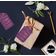Etiquetas de Papel Metalizado Happy Diwali para Pendurar em Lembrancinhas - Inkdotpot 100 Etiquetas Metalizadas / Roxo - Prata